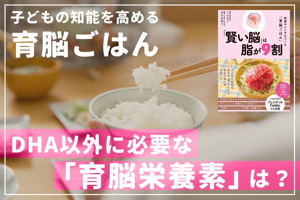 子どもの知能を高める「育脳ごはん」――DHA以外に必要な「育脳栄養素」は？のサムネイル