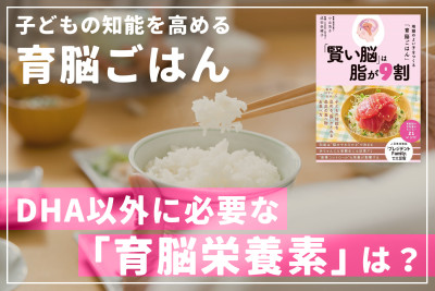 子どもの知能を高める「育脳ごはん」――DHA以外に必要な「育脳栄養素」は？のサムネイル