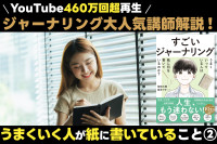 460万回超再生のジャーナリング講師が伝える！「うまくいく人が紙に書いていること②」のサムネイル