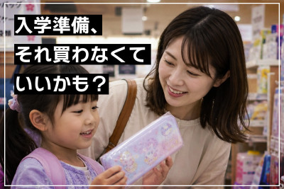 小学校の入学準備、「これ買わなくてよかった…」を防ぐには？元小学校教員が教える、先回りして買わなくていいもののサムネイル