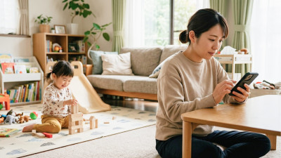 お子さんと一緒にいる際、ご自身がスマートフォンを触ってしまう主な理由は？のサムネイル